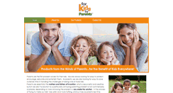 Desktop Screenshot of forkidsbyparents.com